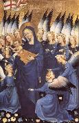 unknow artist The Wilton Diptych oil painting reproduction